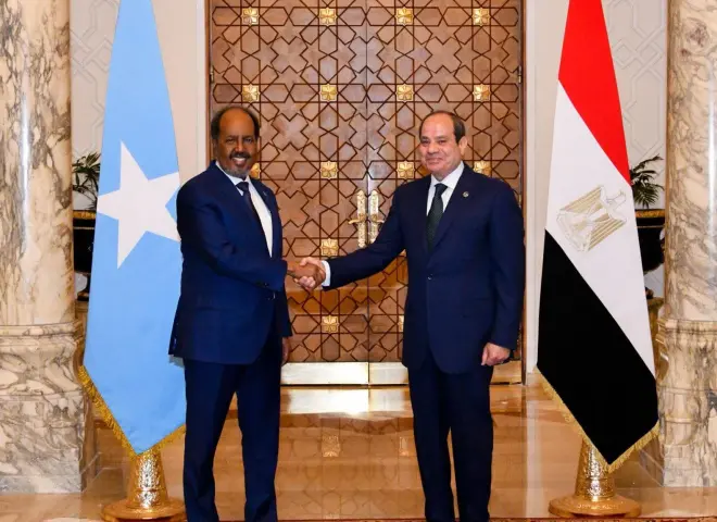 الرئيس السيسي: نرفض أي إجراءات تمس باستقرار وسيادة الصومال