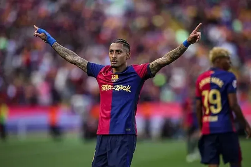 غياب رافينيا وراشفورد عن برشلونة أمام أتلتيكو مدريد