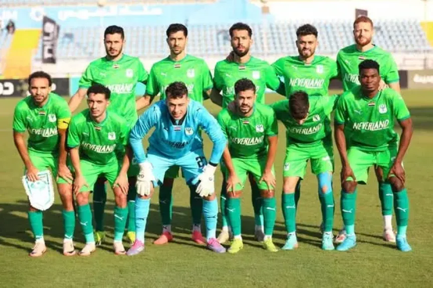 المصري بـ 10 لاعبين يتعادل مع وادي دجلة في الدوري