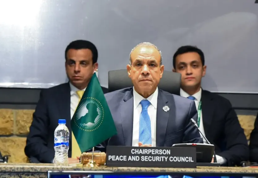 وزير الخارجية يترأس جلسة مشاورات مجلس السلم والأمن غير الرسمية حول السودان