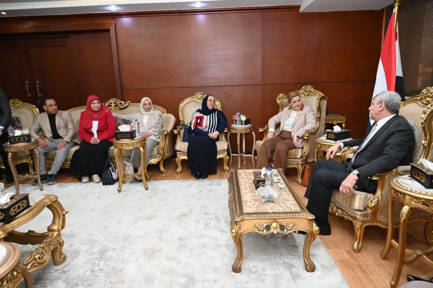 محافظ الغربية يستقبل رئيسة القومي للطفولة والأمومة في مستهل زيارتها لعروس الدلتا