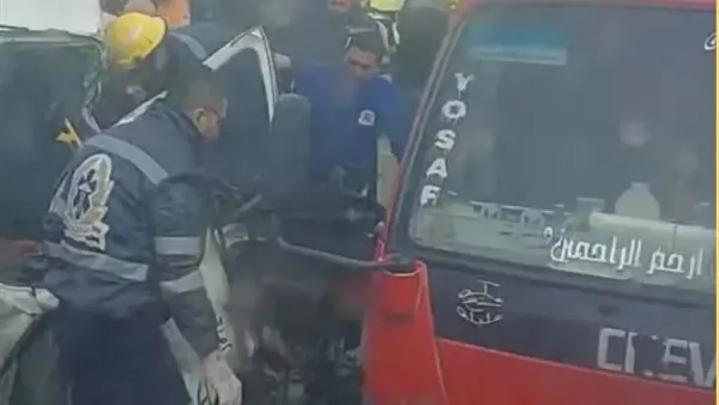 إصابة 7 أشخاص في حادث تصادم بمركز أبو المطامير بالبحيرة