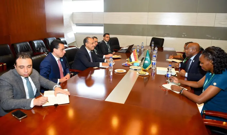 وزير الخارجية يلتقي مفوض الاتحاد الأفريقي للزراعة والتنمية الريفية والاقتصاد الأزرق والتنمية المستدامة