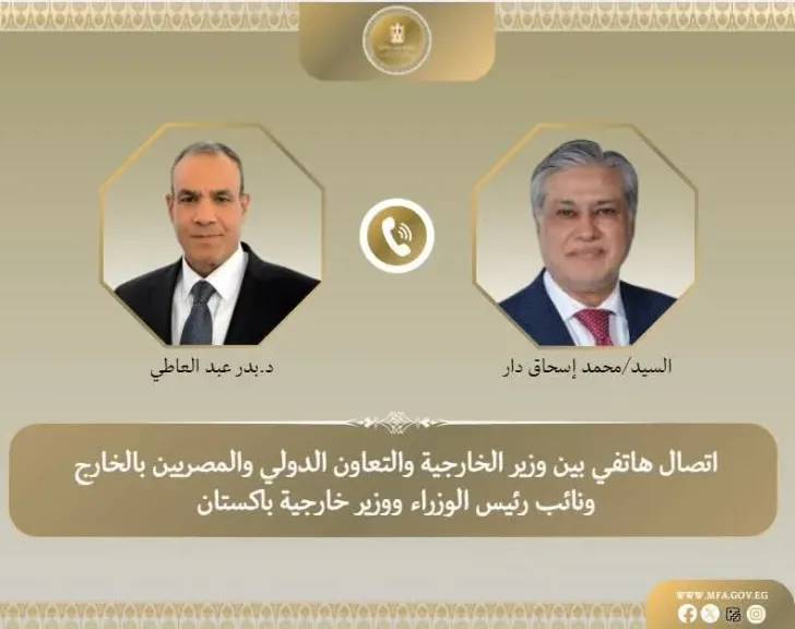 وزيرا الخارجية المصري والباكستاني يبحثان المستجدات في غزة والتطورات الإقليمية