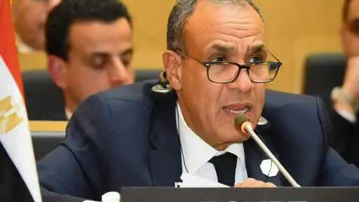 وزير الخارجية يلقي كلمة أمام الاتحاد الأفريقي حول عضوية الاتحاد في مجموعة العشرين
