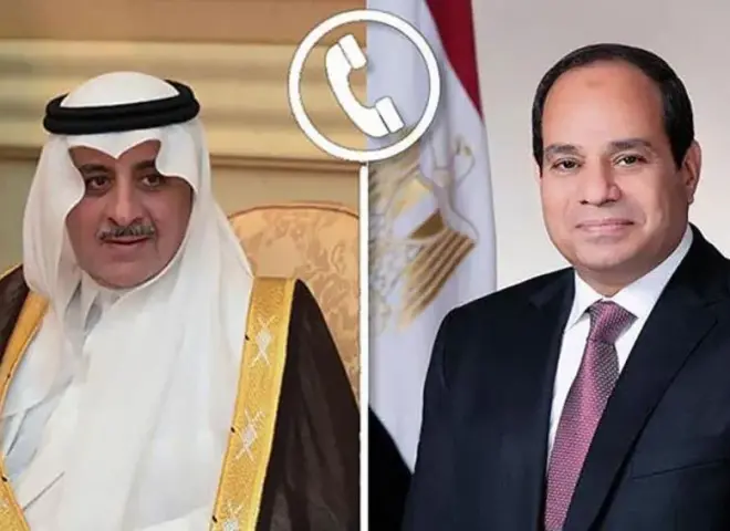 الرئيس السيسي يتلقى اتصالًا من أمير تبوك للتهنئة بحلول شهر رمضان
