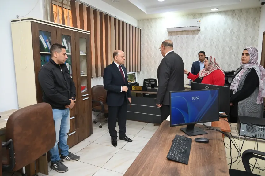 محافظ الغربية يتابع منظومة العمل بمركز البنية المعلوماتية المكانية ومركز معلومات شبكات المرافق