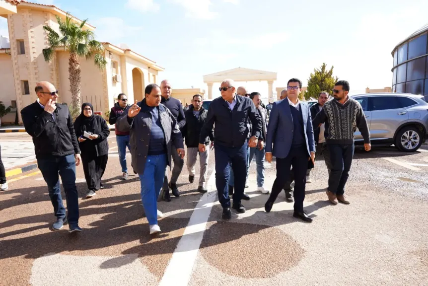 فى أولى جولاته الميدانية..محافظ مطروح يتفقد عددا من المشروعات التنموية
