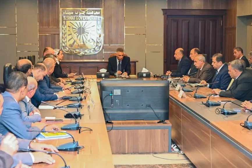 بعد استلام مهام عمله.. محافظ جنوب سيناء يؤكد رفع مستوى الأداء بكل القطاعات