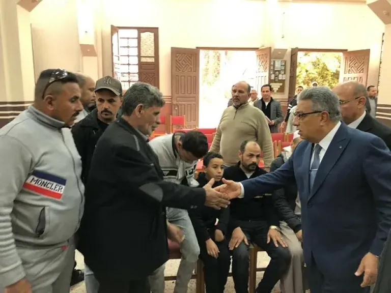 محافظ الدقهلية يعزي أسر ضحايا حادث تصادم محور 30 يونيو في المطرية