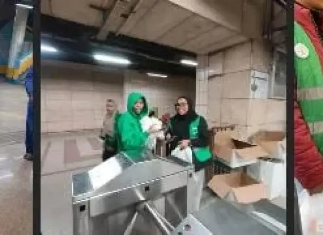 المترو يطلق حملة هنفطر فى المحطة بالتنسيق مع بنك الطعام المصري 