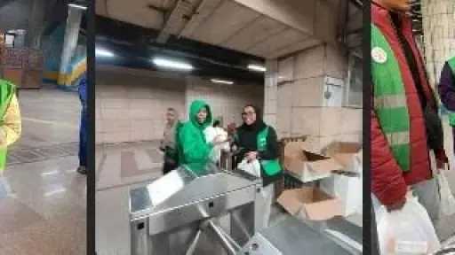 المترو يطلق حملة هنفطر فى المحطة بالتنسيق مع بنك الطعام المصري 