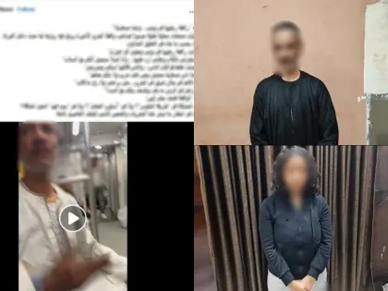 اعترض على طريقة جلوسها.. ضبط سيدة وعامل لتشاجرهما داخل عربة مترو الأنفاق