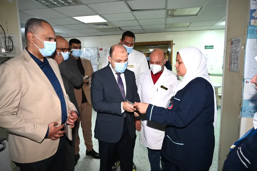 محافظ الغربية يتفقد مستوى الخدمة الطبية بكفر الزيات