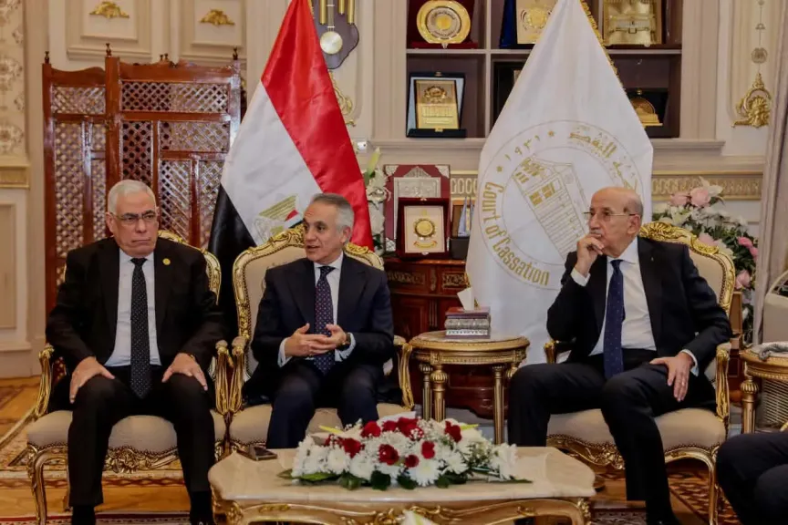 وزير العدل يشهد توقيع بروتوكول لإطلاق منظومة إلكترونية مؤمنة لتداول طعون النقض في الجنايات والجنح