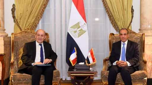 وزير الخارجية يلتقي المبعوث الشخصي للرئيس الفرنسي للبنان