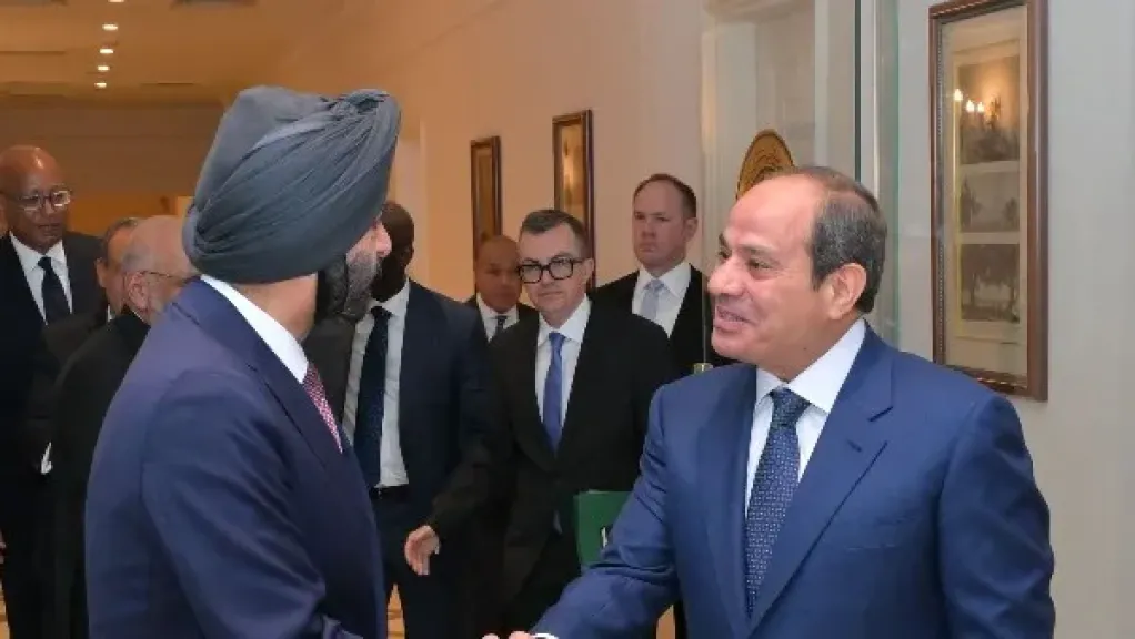 الرئيس السيسي يلتقي رئيس مجموعة البنك الدولي ويستعرض جهود مصر في الإصلاح الاقتصادي والتنمية المستدامة