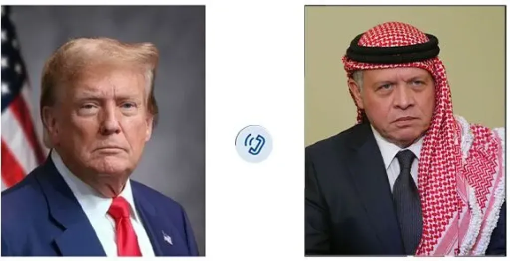 العاهل الأردني وترامب يبحثان المستجدات في المنطقة وتداعياتها على الأمن والاستقرار