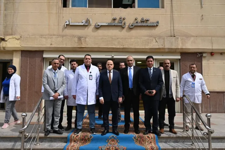 محافظ الغربية يفتتح قسم القسطرة القلبية بمستشفى زفتى العام
