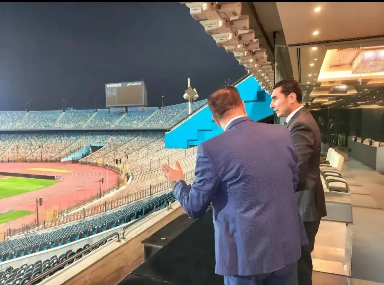 وزير الرياضة يتفقد استاد القاهرة استعدادًا لاستضافة المباريات المقبلة