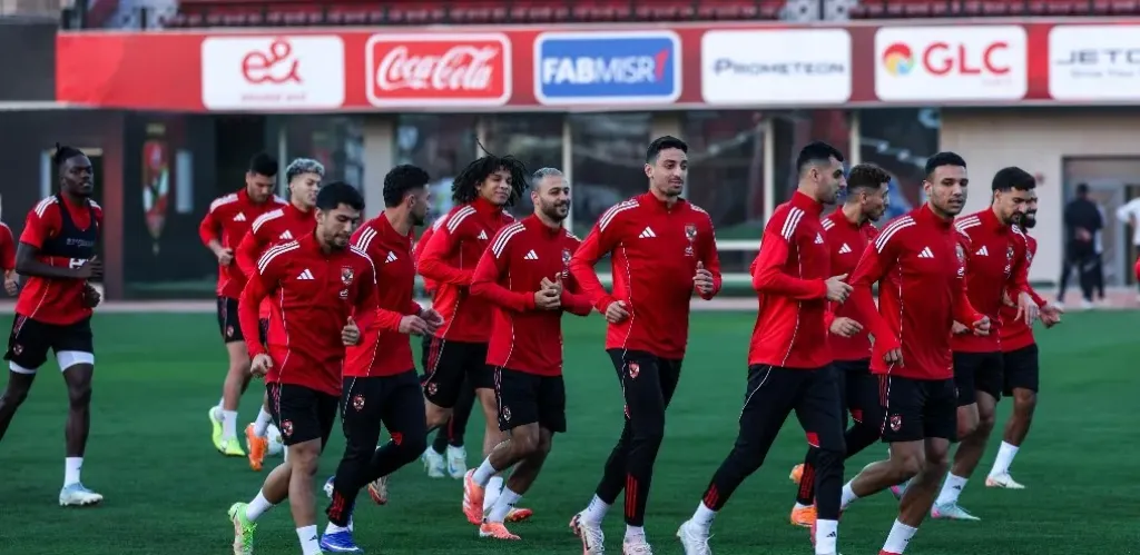 تقسيمة قوية في مران الأهلي بختام الاستعدادات لمواجهة المقاولون العرب