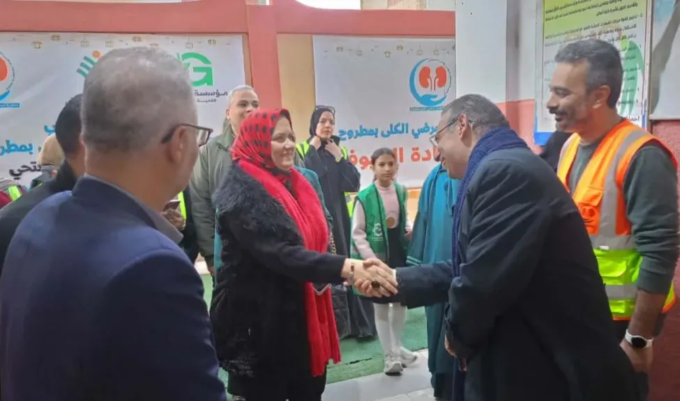 تنظيم إفطار جماعي لذوي الهمم من طلاب مدرسة 23 يوليو الفكرية في مطروح