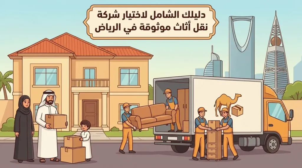 دليلك الشامل لاختيار شركة نقل أثاث موثوقة في الرياض