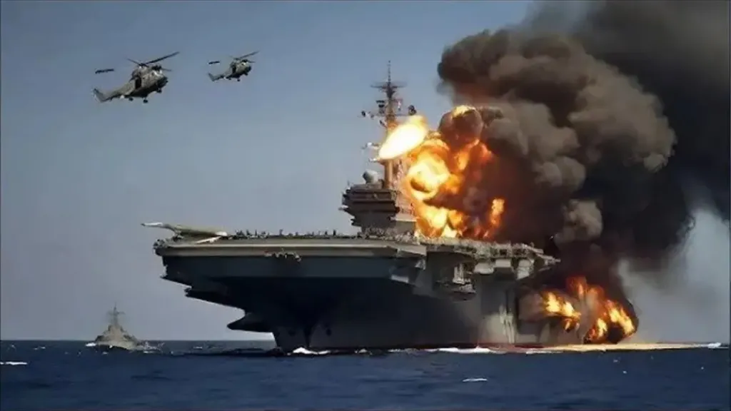 إيران: إطلاق صواريخ مضادة للسفن باتجاه حاملة طائرات أمريكية