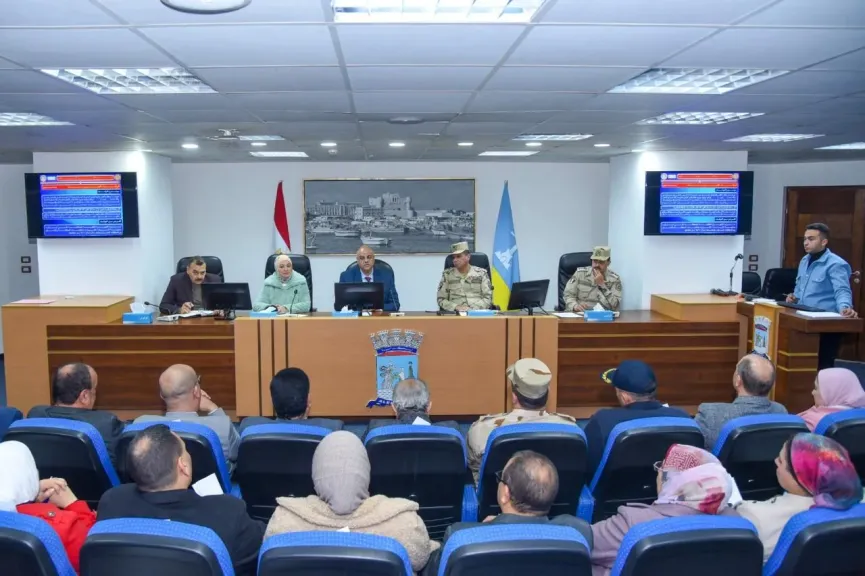 محافظ الإسكندرية يتابع الاستعدادات الخاصة بالتدريب العملي  لمجابهة الأزمات..صقر 168