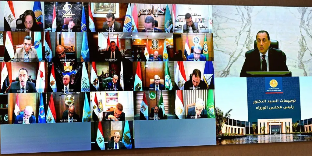 محافظ الغربية يشارك في اجتماع مجلس المحافظين برئاسة مدبولي لمتابعة توافر السلع