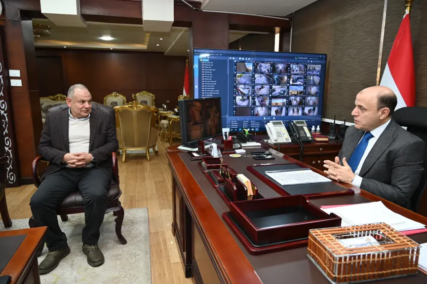 محافظ الغربية يستقبل رئيس شركة مصر لمتابعة تطوير غزل المحلة