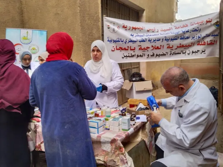 الزراعة: تطلق 510 قوافل بيطرية مجانية  في 506 قرية خلال شهري يناير وفبراير