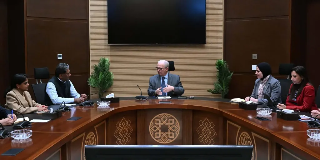 نائب رئيس الوزراء للشئون الاقتصادية يبحث مع سفيري ألمانيا والهند سبل تعزيز التعاون الاقتصادي المشترك