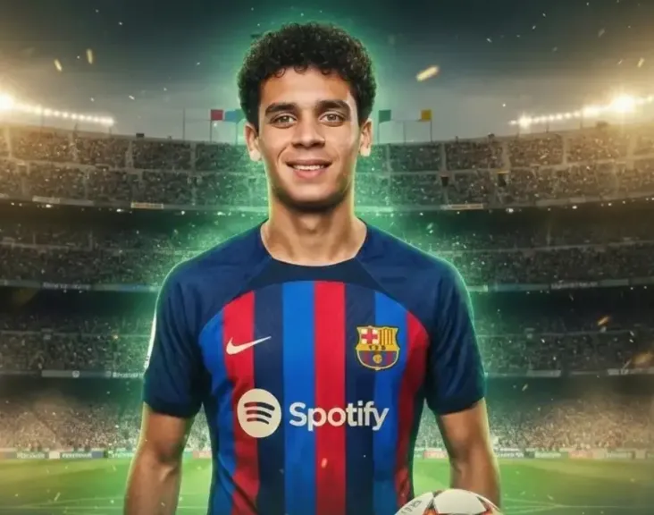 حمزة عبدالكريم يتألق في ظهوره الأول مع شباب برشلونة ويثير مقارنات بـ محمد صلاح