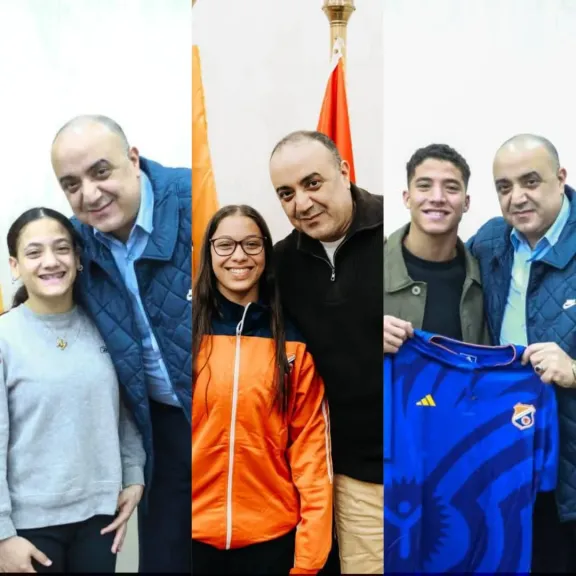 مجلس الشمس يتعاقد مع ثلاثي الجمباز الفني