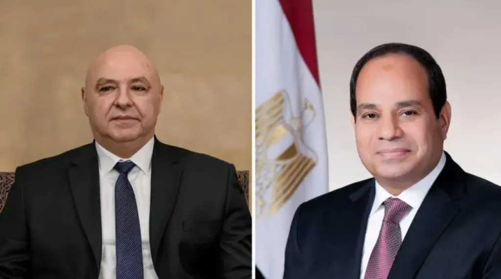 الرئاسة اللبنانية: الرئيس السيسي أبلغ عون بقرار مصر إرسال مساعدات إنسانية إلى لبنان