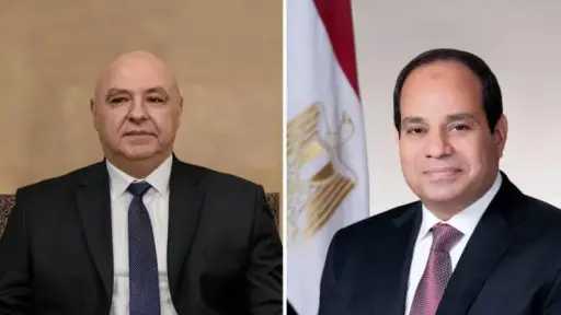 الرئاسة اللبنانية: الرئيس السيسي أبلغ عون بقرار مصر إرسال مساعدات إنسانية إلى لبنان