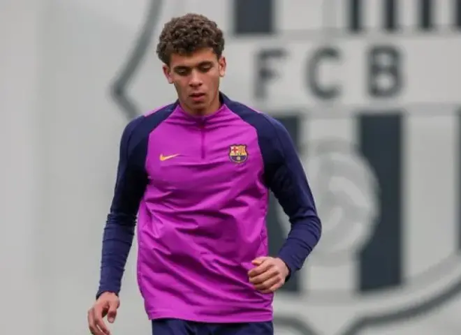 حمزة عبد الكريم يقود هجوم برشلونة أمام ديبورتيفو لاكورونيا في كأس إسبانيا للشباب