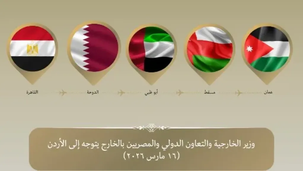 وزير الخارجية المصري يتوجه إلى عمّان لتعزيز التضامن مع الأردن ومناقشة خفض التصعيد في المنطقة