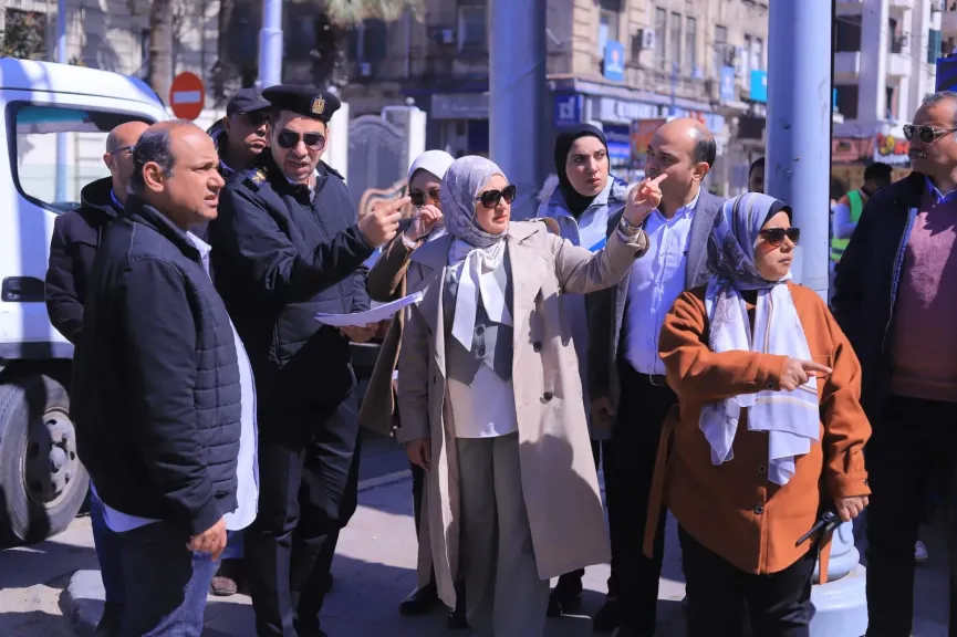 نائب محافظ الإسكندرية تتفقد النبي دانيال ومحطة الرمل لمتابعة التطوير والحفاظ على الهوية البصرية