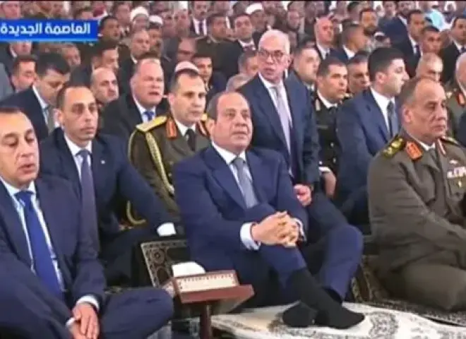 خطيب صلاة عيد الفطر للرئيس السيسي: «شكرًا لك يا قائد نهضتنا»