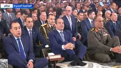 خطيب صلاة عيد الفطر للرئيس السيسي: «شكرًا لك يا قائد نهضتنا»