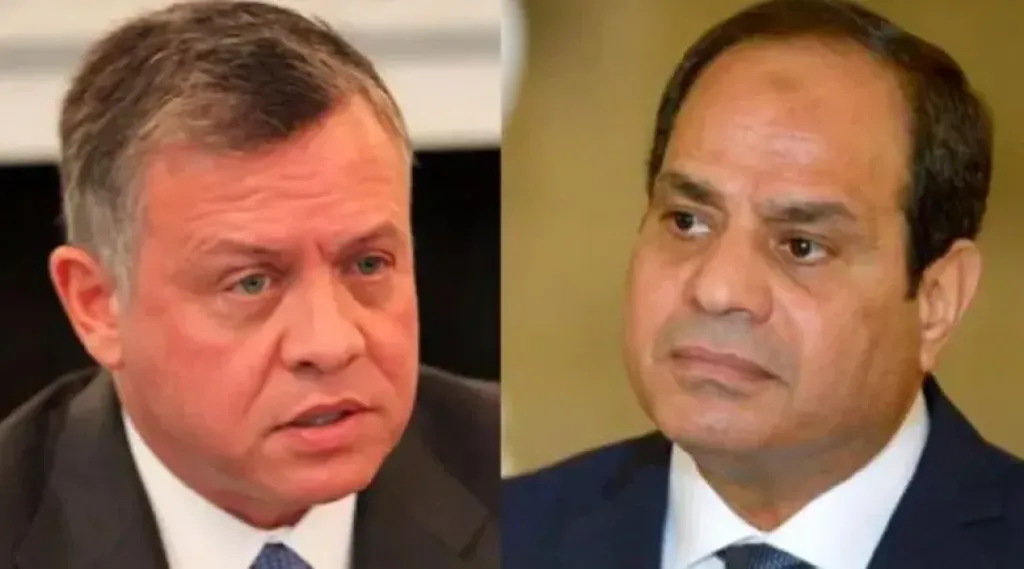 السيسي وملك الأردن يؤكدان وحدة الموقف المصري الأردني في ضرورة خفض التصعيد والتوتر الراهن