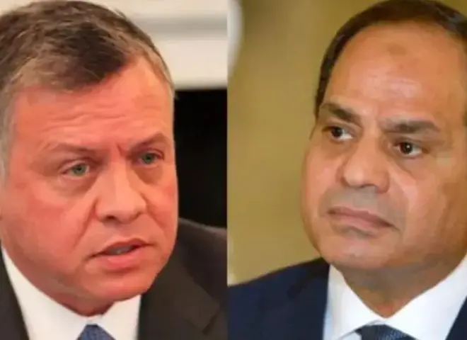 السيسي وملك الأردن يؤكدان وحدة الموقف المصري الأردني في ضرورة خفض التصعيد والتوتر الراهن