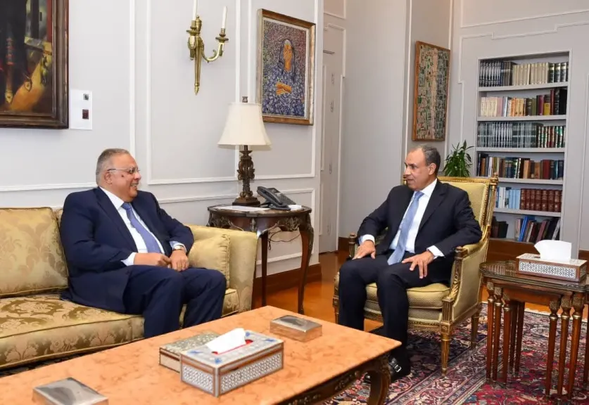 وزير الخارجية يستقبل رئيس المجلس القومى لحقوق الإنسان