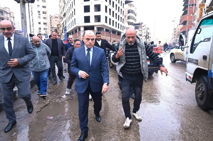 لليوم الثاني على التوالي.. محافظ الغربية يتابع جهود رفع تجمعات مياه الأمطار ويشيد بفرق العمل الميدانية