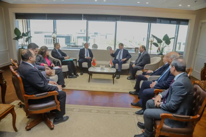 وزير الزراعة يبحث مع نظيره المغربي آفاق التكامل وتعزيز الاستثمارات الزراعية المشتركة