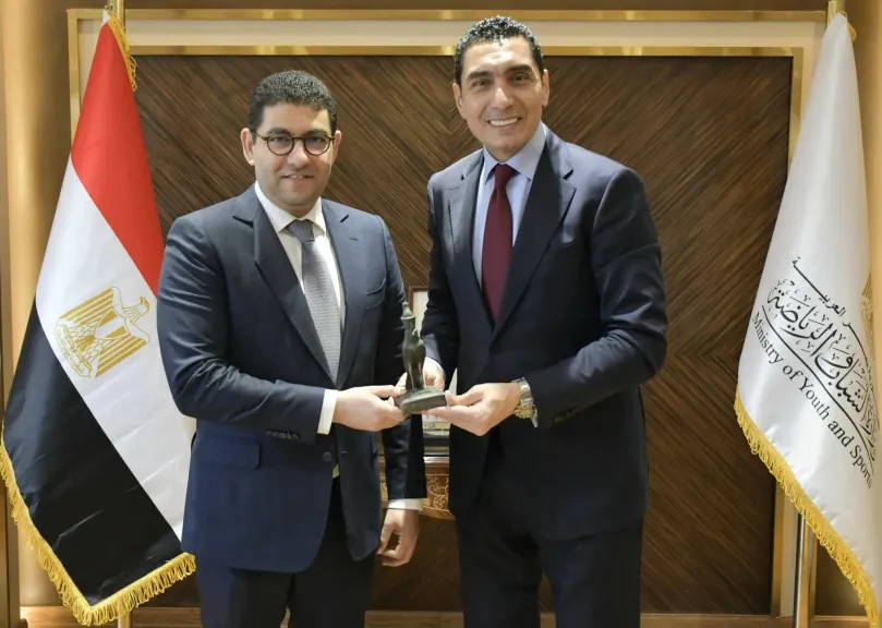 وزير الشباب والرياضة يستقبل نظيره المغربي لبحث تعزيز التعاون المشترك