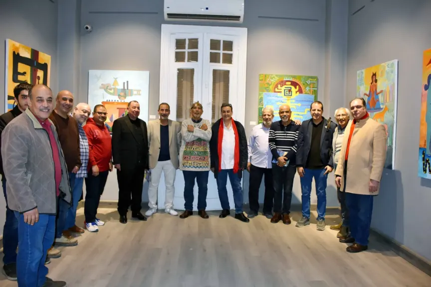 بالصور.. افتتاح معرضي حسن غانم و راندا إسماعيل بجاليري ضي الزمالك