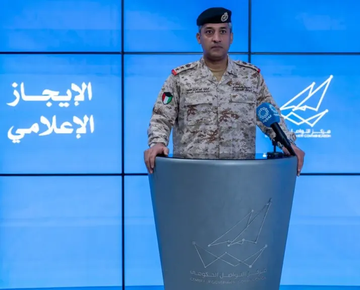 مصابون إثر سقوط شظايا على منطقة سكنية شمال الكويت